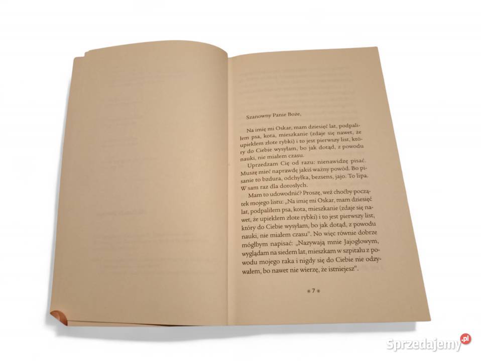 EricEmmanuel Schmitt Oskar i Pani Róża wyd Znak Kraków