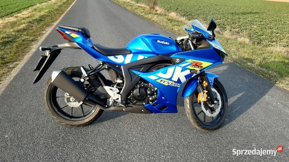 Suzuki GSXR 125 LED ABS najnowszy model 24 czterosuwowy Pakość