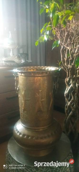 Donica mosiężna stojąca wysoka podlaskie