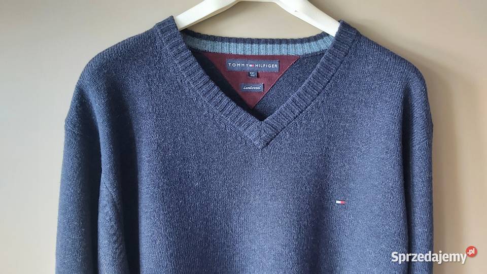Tommy Hilfiger sweter XXL 100 lambs wool męski lubelskie Lublin