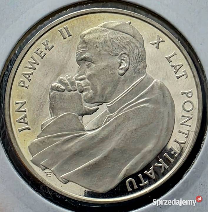 10000 Jan Paweł II 1988 x 2 Sosnowiec sprzedam