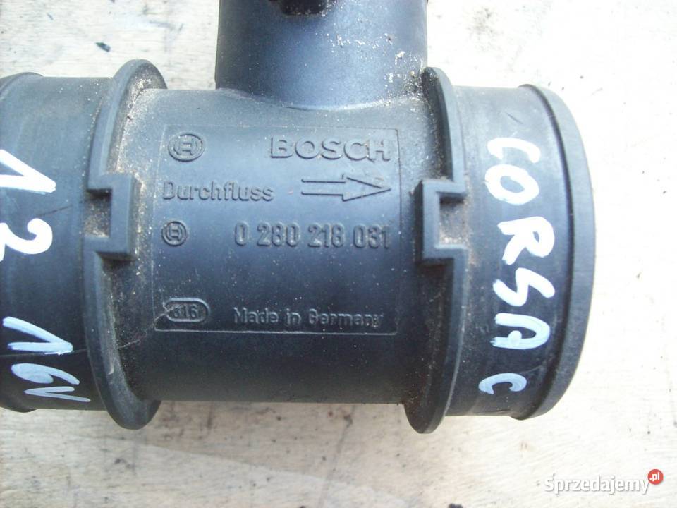 Corsa C 12 16V Przeplywomierz Bosch Oryginal osobowe Mińsk Mazowiecki