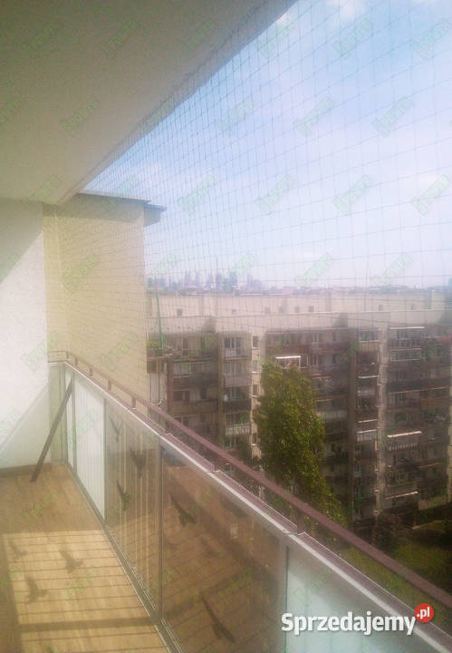 Siatka kotów montaż BEZINWAZYJNY Warszawa Montaż usługa dla zwierząt