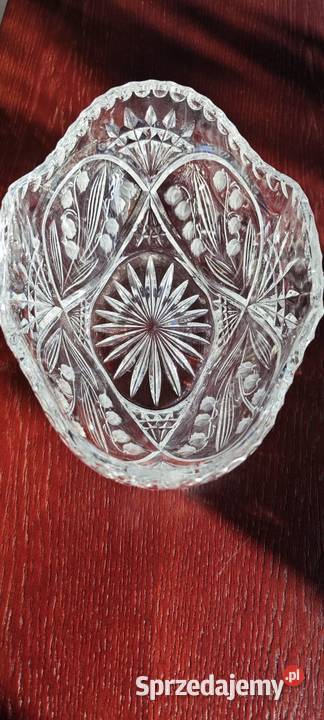 Piękna kryształowa misa owocarka żardiniera Salaterki i półmiski Legnica