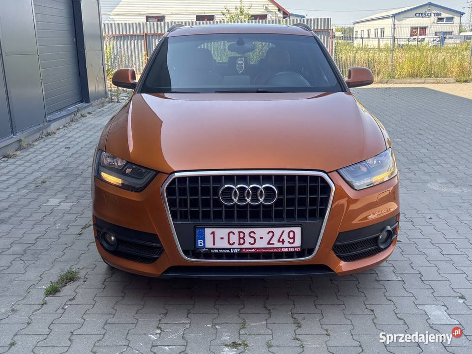 Audi Q3 20 TDI Nowe Opony Zamiana komputer pokładowy Q3 lubelskie Zamość