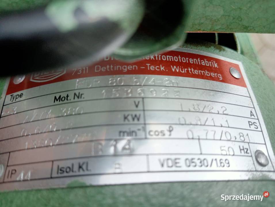 Szlifierka przelotowa Maweg Wejherowo sprzedam