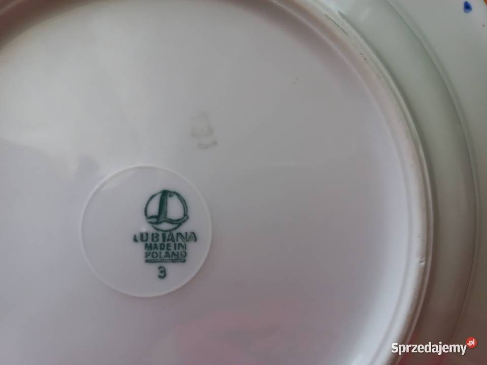 Talerz głęboki WSS Społem Lubiana PRL nieużywany łódzkie Zgierz