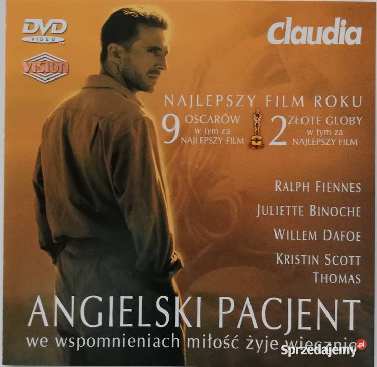 Angielski pacjent DVD Ralph Fiennes Juliette 1 płyta Łódź