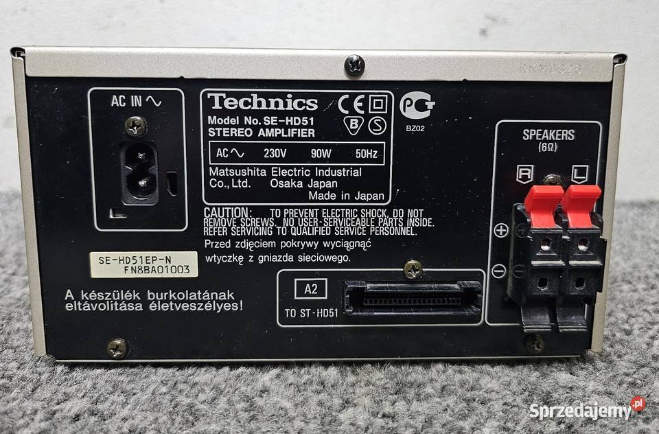 Wzmacniacz stereo Technics SEHD51 Wysyłka Kraków sprzedam