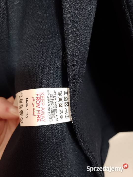 40L Granatowy biznesowy płaszcz oversize z Kraków