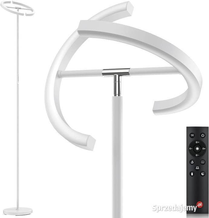 SIBRILLE Lampa stojąca LED ściemniana biała Oświetlenie Książ Wielkopolski sprzedam
