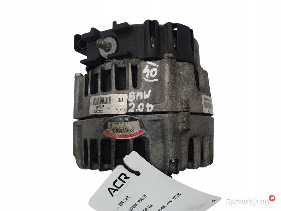 ALTERNATOR BMW E87 E90 E91 20 D N47D20C Remy osobowe lubelskie Chełm