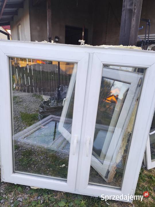 Okna PCV używane różne wymiary 3 sztuki Sprzedam