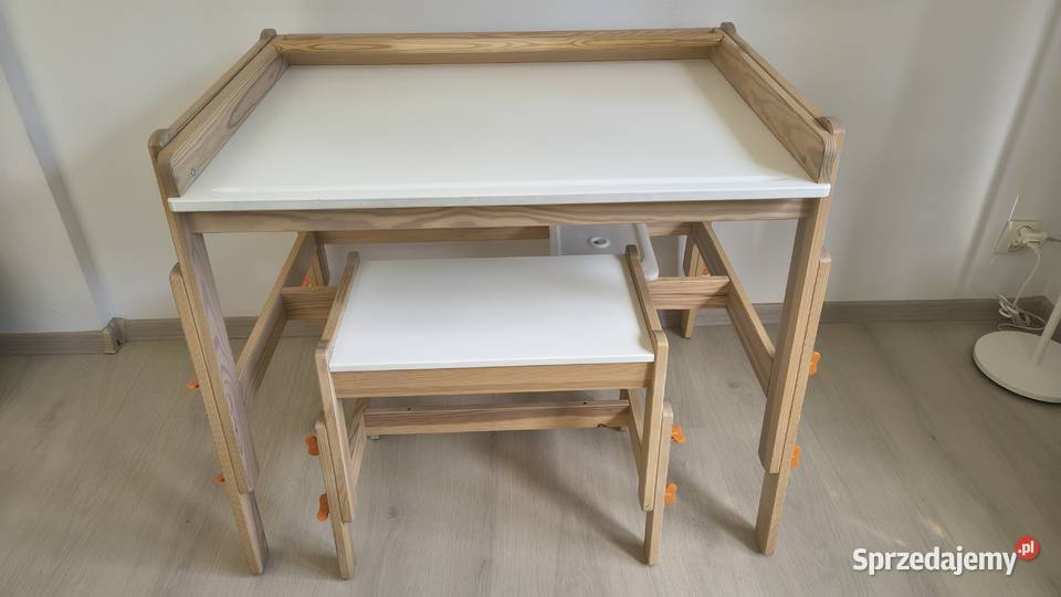 TROFAST biurko i krzesło IKEA Zduny