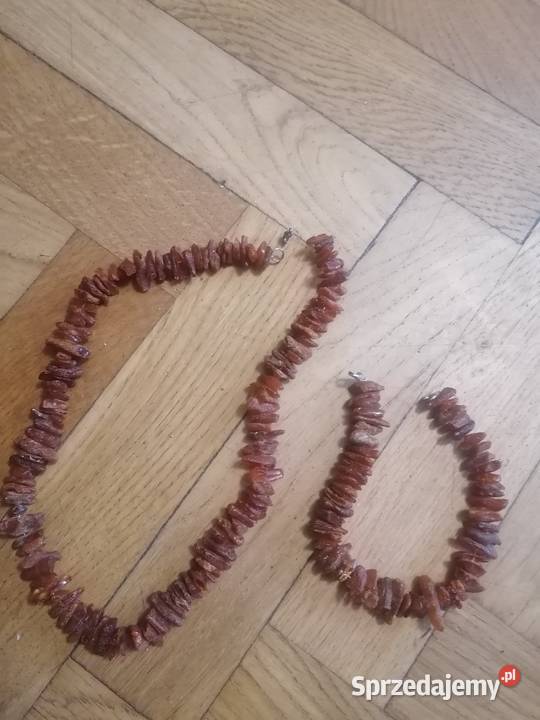 Komplet z bursztynu Gdańsk