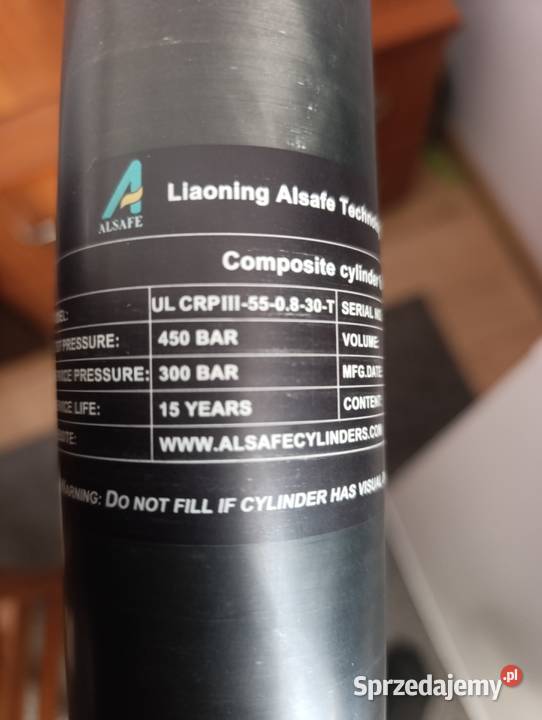 Butla kartusz carbon pcp 08l Radom