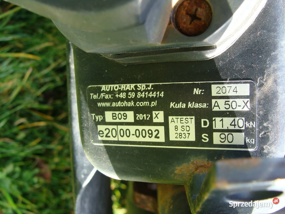 Hak holowniczy do przyczepki AUTOHAK BMW E39 osobowe