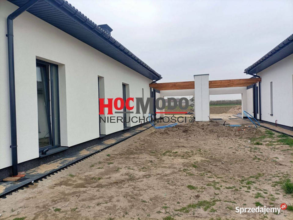 Nowoczesny parterowy bliżniak 13985 m2 Marynino