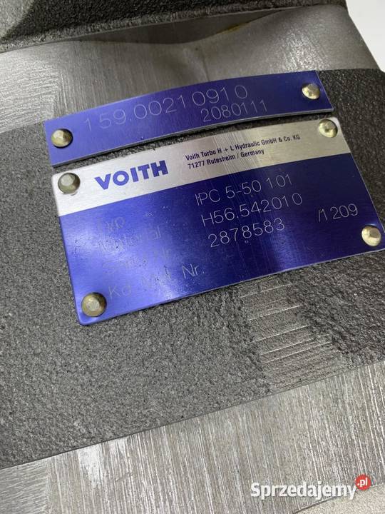 Voith IPC 550 101 IPV 310 Double Pump mazowieckie Warszawa