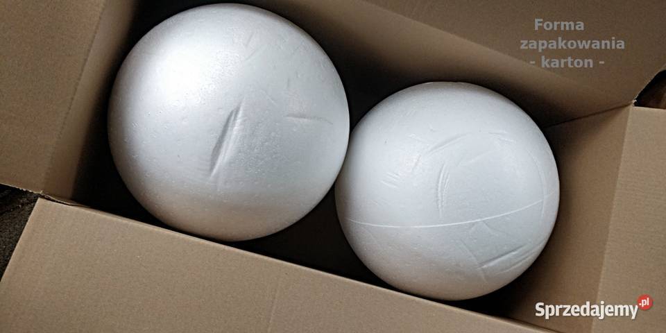 Kula styropianowa 40 Pakiet 2 Pełna w środku łódzkie