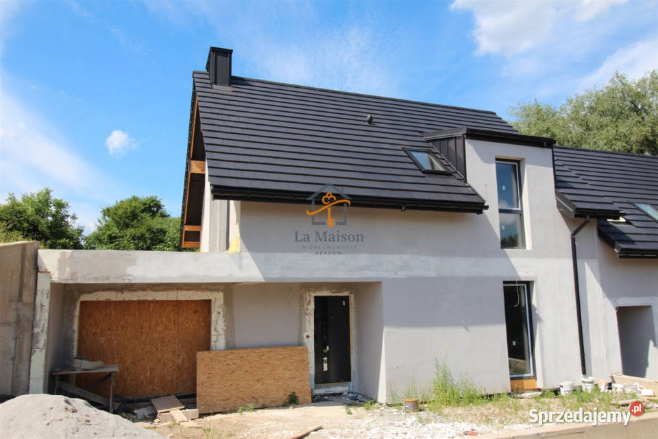 sprzedaży domu bliźniaka 151m Węgrzce do wykończenia małopolskie