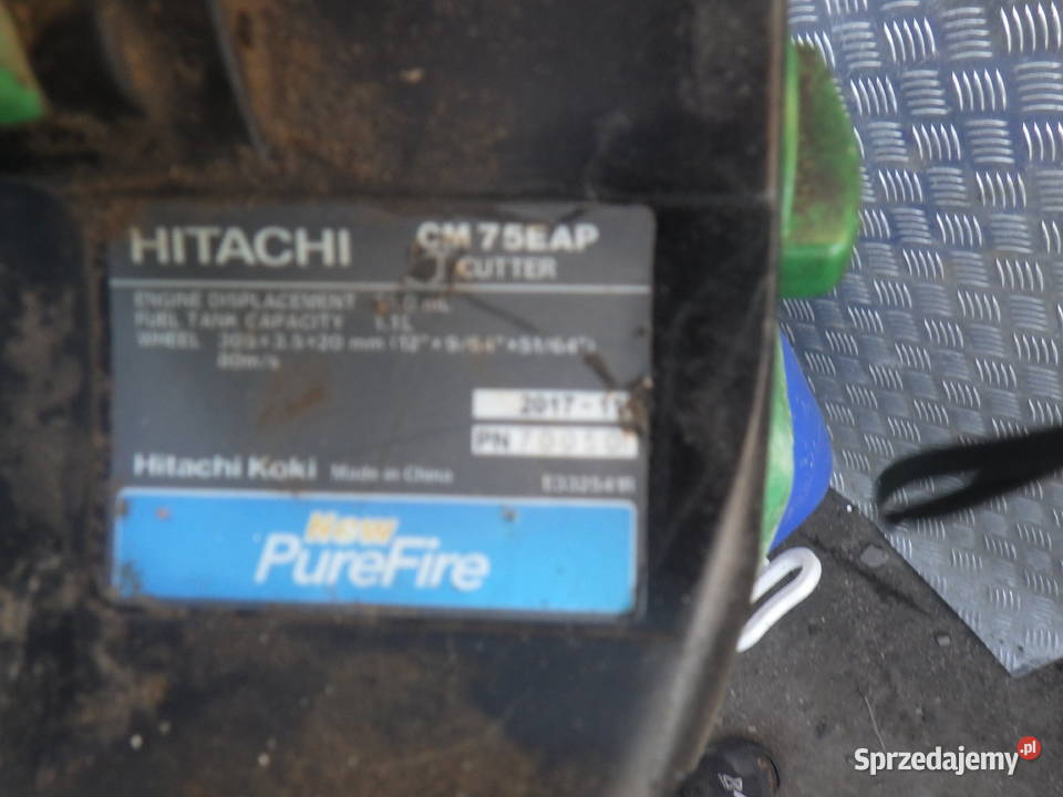 Przecinarka Spalinowa Hitachi do Betonu Rzeszów sprzedam