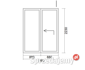 Drzwi tarasowe PODNOSZONOPRZESUWNE HS 1760 x warmińsko-mazurskie Rudolfowo