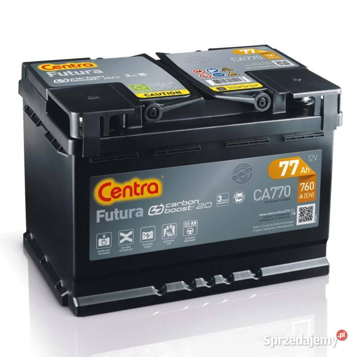Akumulator Centra FUTURA 77Ah 760A Radom