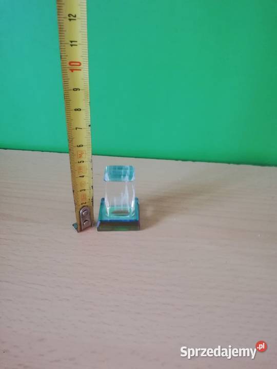 Kryształowy szklany prostopadłościan Porcelana i szkło Warszawa