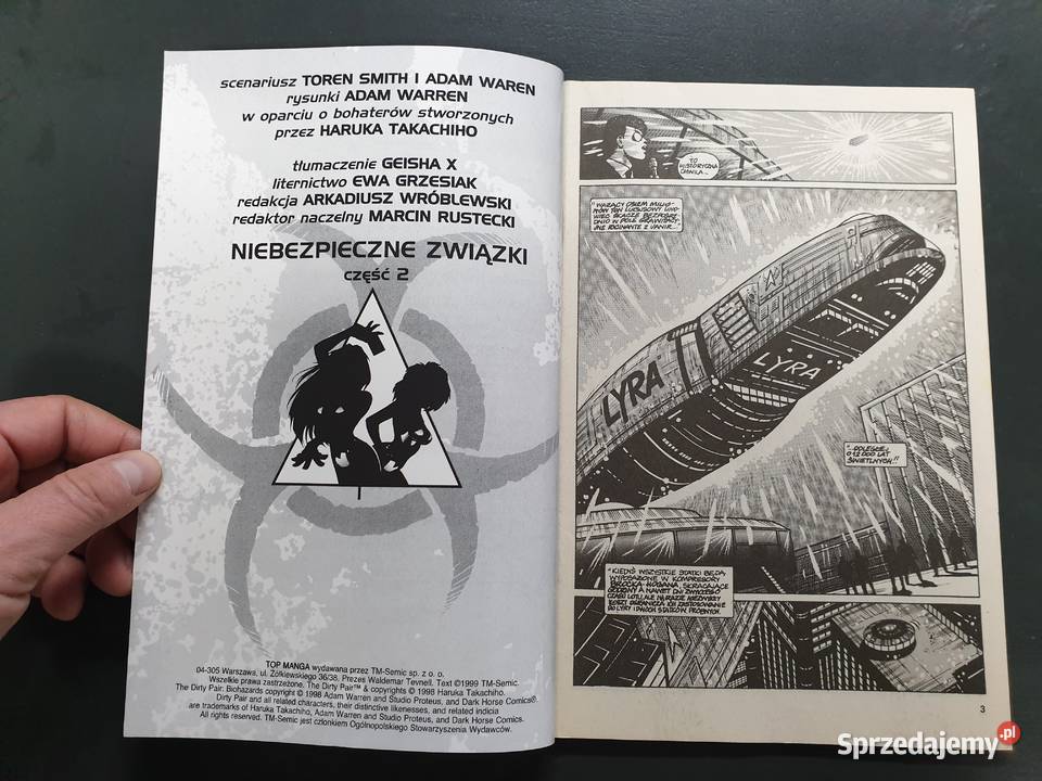 The Dirty Pair Niebezpieczne Związki Manga 1999 Gdynia