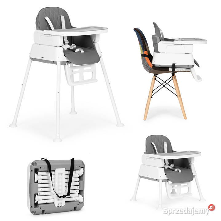 Krzesełko fotelik do karmienia dzieci 3w1 Smogorzów