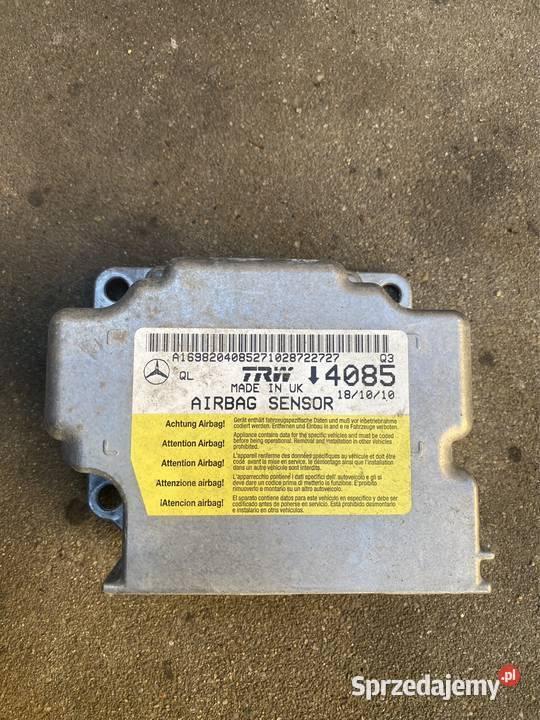 STEROWNIK PODUSZEK AIRBAG MERCEDES A1698204085 osobowe Rzeszów