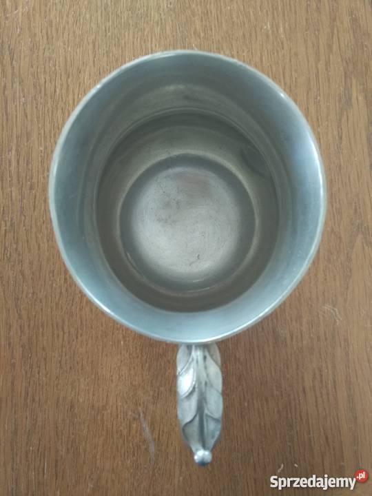 Kufel srebrzony Porcelana i szkło małopolskie sprzedam