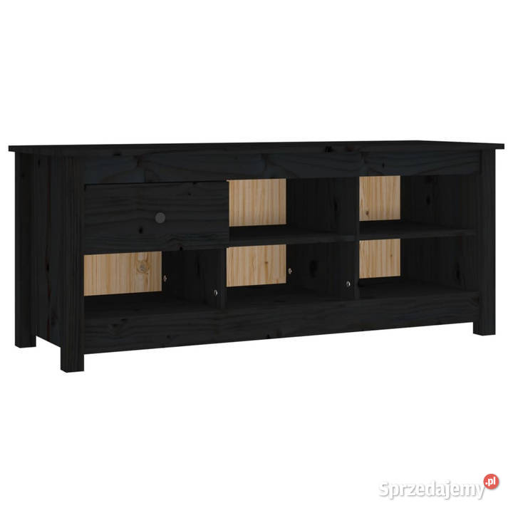 Szafka na buty czarna 110x38x455 lite drewno Warszawa