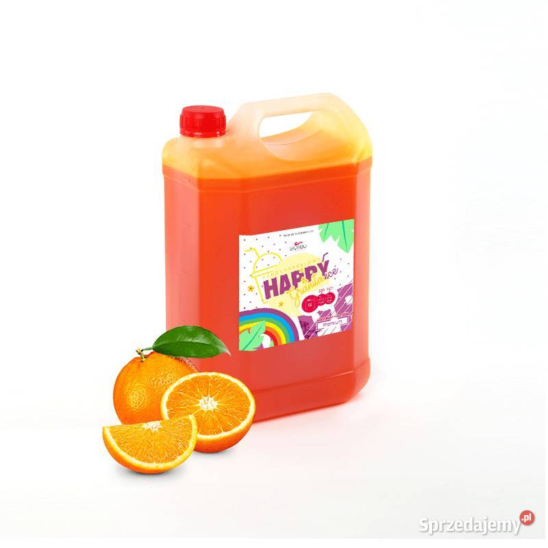 Syrop do granity sorbetu slushy 19 POMARAŃCZA 5 Wschowa