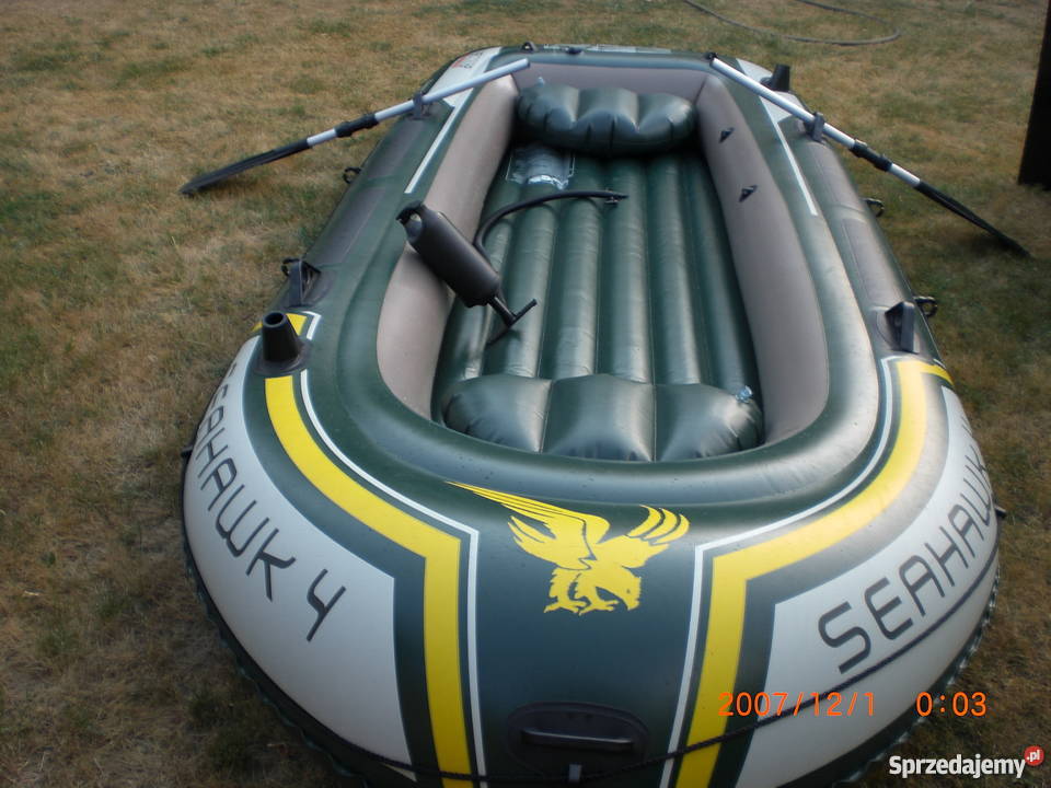 ponton dmuchany Seahawk 4 cztero osobowy Koronowo sprzedam
