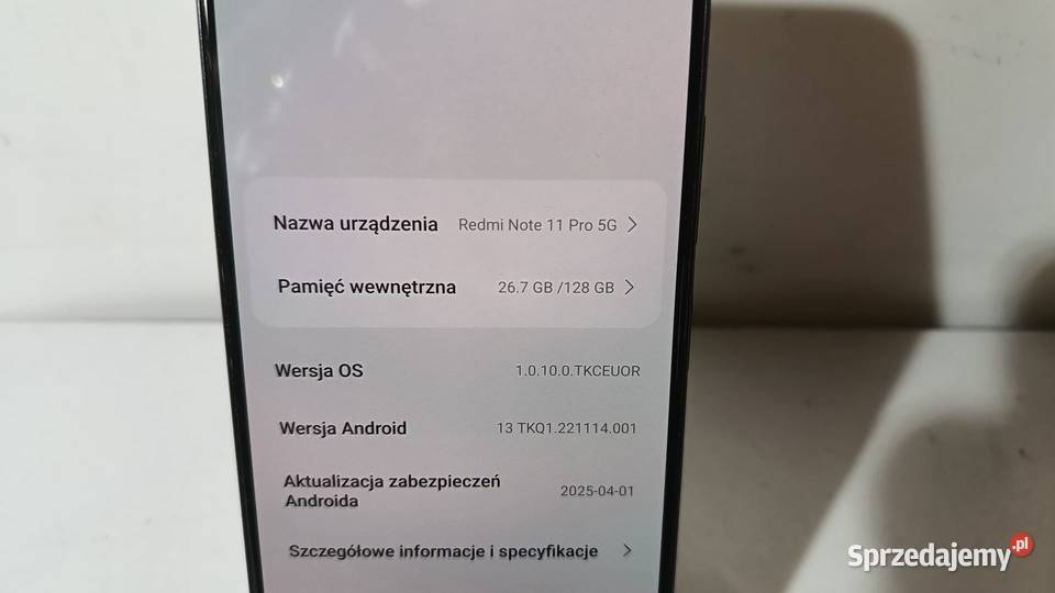 Smartfon Redmi Note 11 Pro 5G 6128GB śląskie Katowice