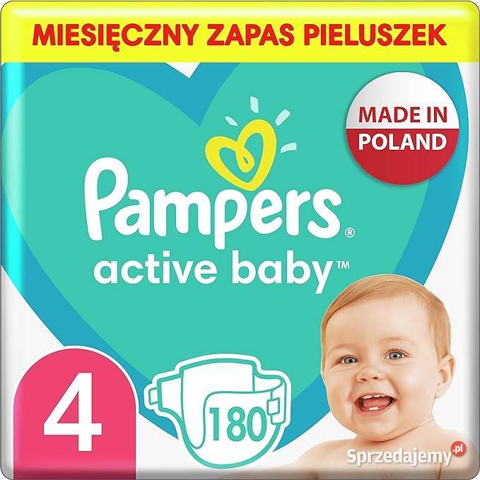 Pampers Pieluchy Active Baby 4 914 180 na Wrocław