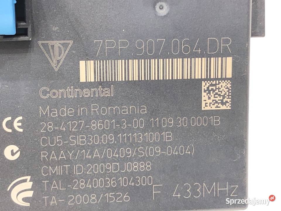 MODUŁ KOMFORTU PORSCHE PANAMERA 7PP907064DR osobowe Zestawy naprawcze sprzedam