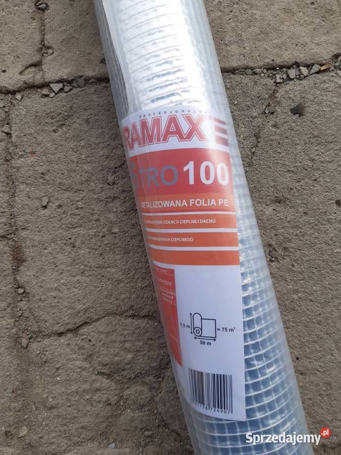 Folia paroizolacyjna aluminiowana Alustro 100 Łęczna sprzedam