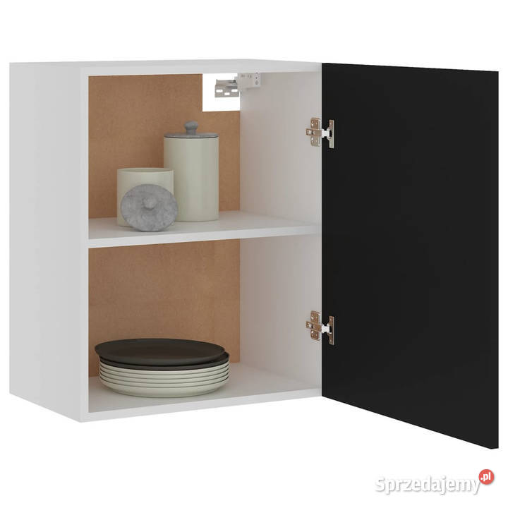Szafki wiszące 2 czarne 50x31x60 WM805079 Warszawa sprzedam