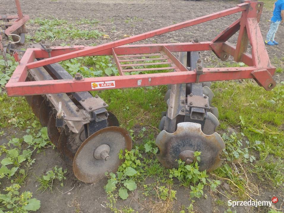 brona talerzowa akpil 2x8 talerzy kujawsko-pomorskie Aleksandrów Kujawski