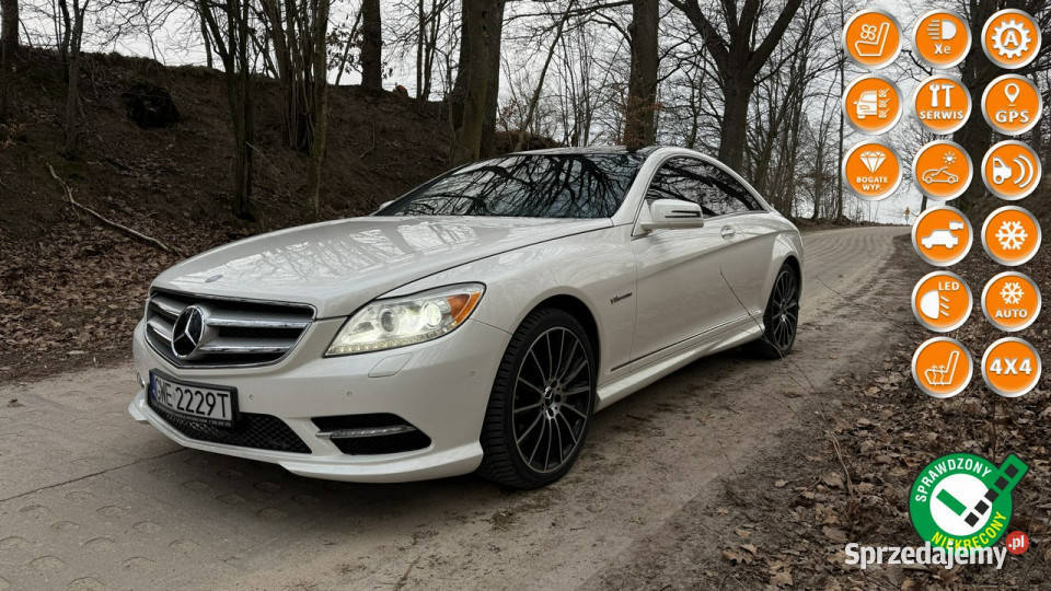 Mercedes CL 55 AMG CL 550 AMG 4Matic moc 436 Zarejestrowany w Polsce Samochody osobowe Gdańsk sprzedam