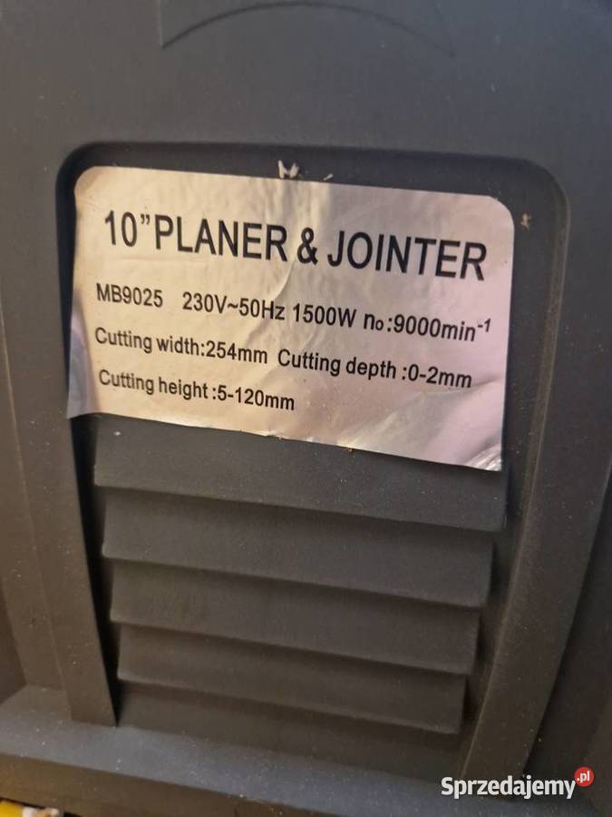 Wyrówniarko grubościówka 10 254 mm 10 planer Głogowa