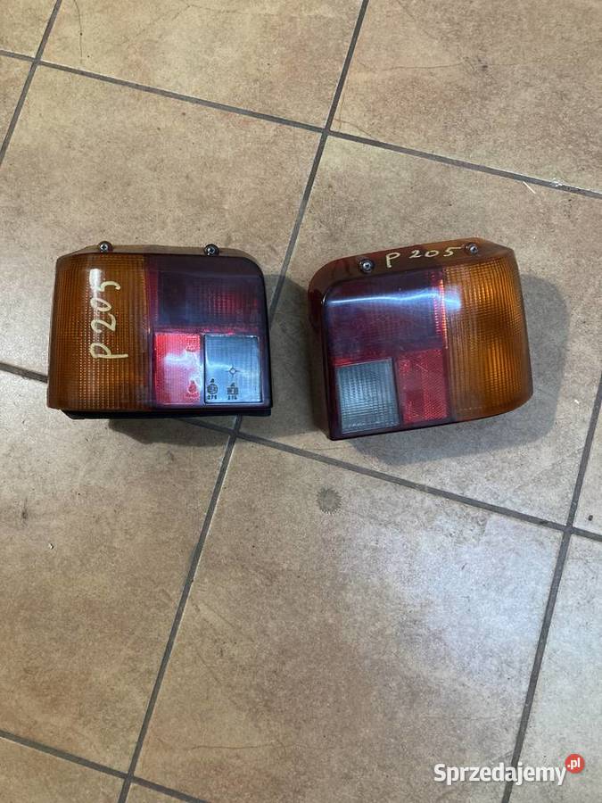 LAMPY TYŁ TYLNE ZESTAW PEUGEOT 205 Pozostałe Rakoniewice