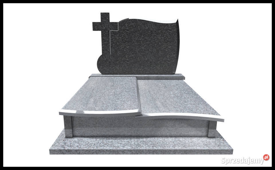 Nowoczesne nagrobki podwójne projekty w 3d 300 Świdnica