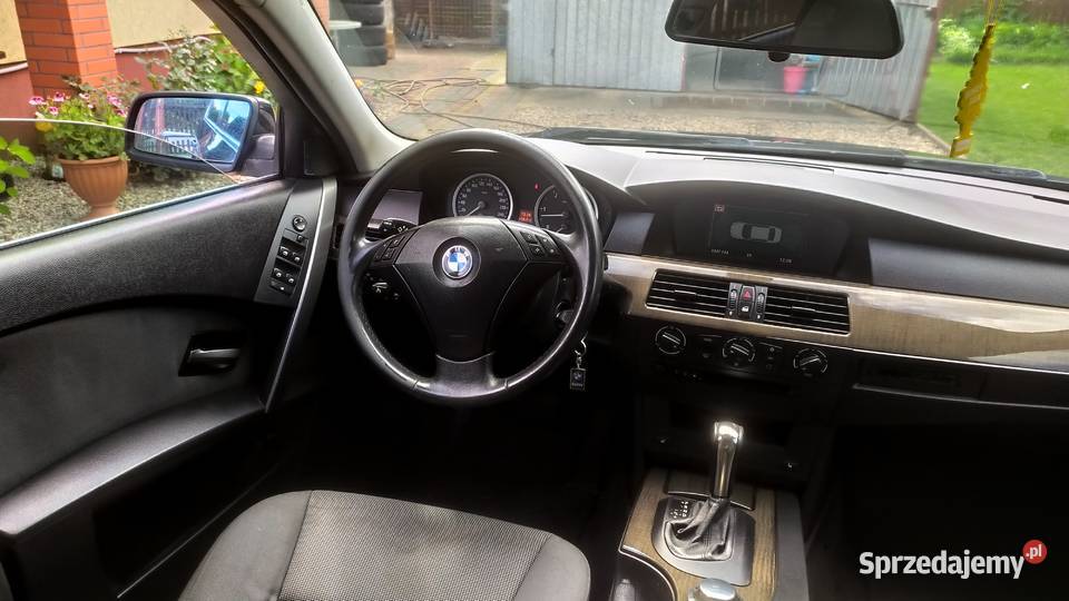 BMW E60 530d Automat Sedan Czarna Sprawna Klima
