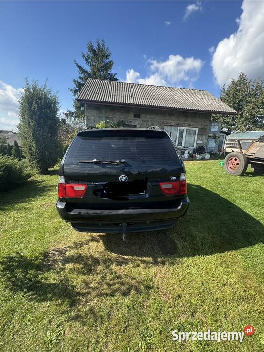 BMW X5 E53 30 4x4 Automat Uszkodzony silnik czarny X5 Jaworzno