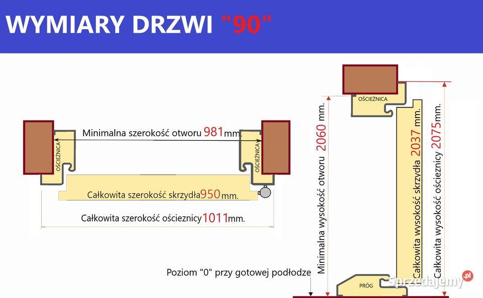 Drzwi wejściowe GADOT klatkowe 55 mm LA1 Ciemniewo