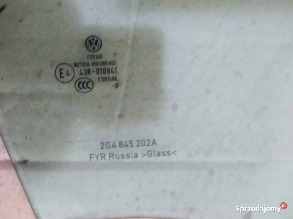 Szyba przednia boczna VW POLO VI 2018 dolnośląskie Góra